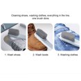 thumbnail image 4 of Wosthever Cepillo para zapatos para el hogar: las cerdas de doble cara tienen un fuerte poder de limpieza Cepillo para zapatos de piel de Suministros de limpieza para el hogar verde, 4 of 6