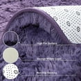 thumbnail image 7 of TWINNIS Luxury Fluffy Rugs Ultra Soft Shag Rug Carpet for Bedroom Living Room,Kids Room, Nursery,4x5.3 Feet,Gray Purple, 7 of 7