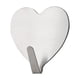 thumbnail image 1 of Zhuge 12 piezas de ganchos adhesivos con forma de corazón para,ganchos adhesivos con forma de corazón para decoración de habitación de (plata), 1 of 5