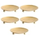 thumbnail image 5 of Portavelas de placa de hierro de 5 uds, soporte de vela de montaje, platos decorativos para velas, 5 of 6
