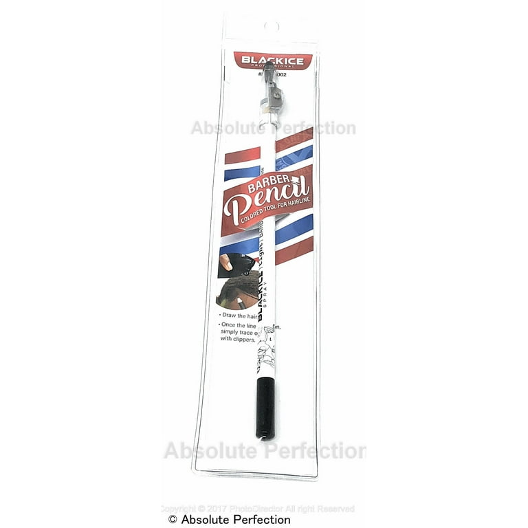 Black Ice Spray Barber Pencil (White)