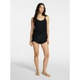 thumbnail image 2 of Time and Tru Women's and Women's Plus Size Tank Romper Swimsuit, Sizes XS-3X, 2 of 5