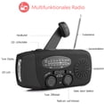 thumbnail image 2 of AM/FM, NOAA Alert, Flashlight, SOS Alarm, Camp Ready, Rechargeable & Portable Solar-Powered Emergency Weather Radio, 2 of 5