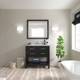 thumbnail image 2 of Caroline Estate 36" Single Bath Vanity in Espresso with White Marble Top and Square Sink, 2 of 2
