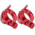 thumbnail image 2 of Seatpost Clip, Aluminum Alloy Easy To Install Seatpost Clamp  For 27.2MM Bikes Seatposts Red, 2 of 8