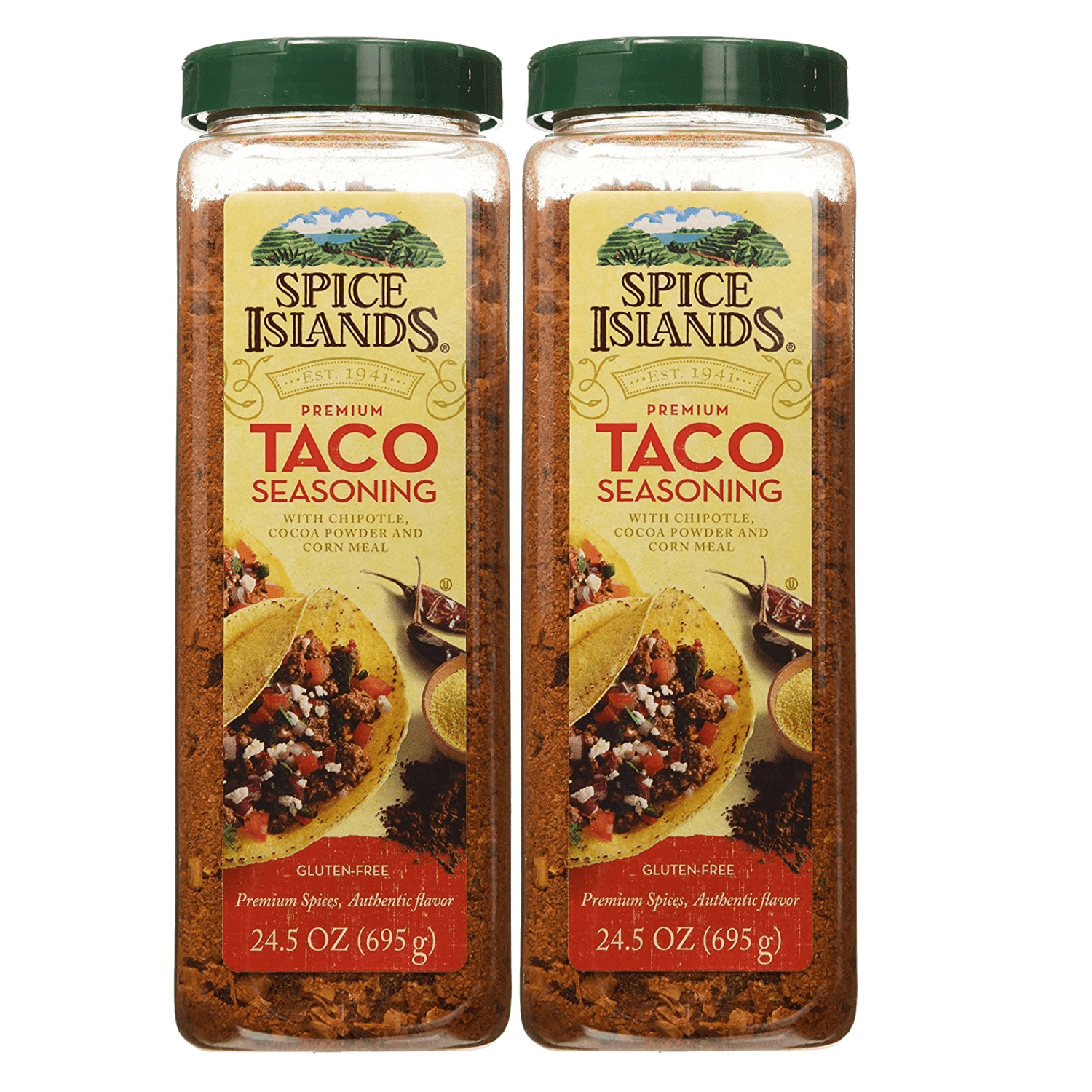 Spice Islands Taco Seasoning with Chipotle Cocoa Powder and Cornmeal