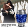 thumbnail image 3 of MUKTIVE Crystal Abstract Memorial Urns for Human Ashes Adult Female - Funeral Urns for Adult Male - Large Monar Cremation Urn for Mom & Dad - Burial Urn for Ashes for Women - 10 Inch, 3 of 7