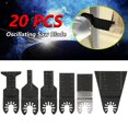 thumbnail image 2 of 20pcs 10/20/34/44/68mm Oscillating Multifunctional Cutting Saw Blade Precision Cutting Tool Set, 2 of 14