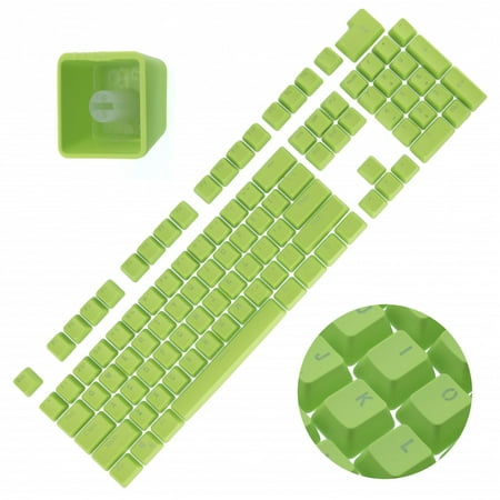 Backlit Double Shot Color Keycaps Cherry MX Mechanical Keyboard Themes Green