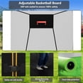 thumbnail image 6 of Vantic Trampoline with Basketball Hoop, Green, 168.11" x 168.11" x 107.87", 6 of 10