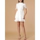 thumbnail image 5 of Vestido A-Line con Cuello Peter Pan y Puños con Volantes para Mujeres INSPIRE CHIC S Blanco, 5 of 8