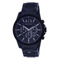 thumbnail image 1 of Armani Exchange Chronograph Stainless Steel Black Dial Quartz AX1722 Men's Watch, 1 of 3