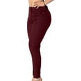 thumbnail image 3 of Pantalon Dama Vestir Moda Stretch Tiro Alto Formal Con Cinto, 3 of 3