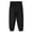 Black, variant on Babcutegg Kid Girls Sweatpants Side Pockets Soild Color High Waist Clothes for Girls Black Size 6