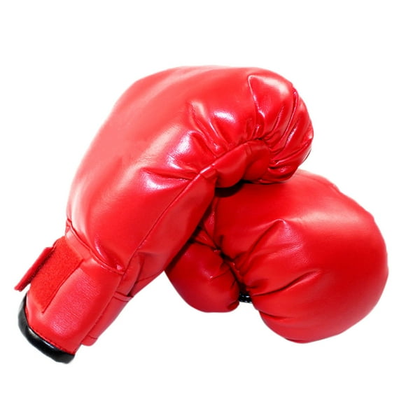 Children's Boxing Gloves - Red - For Training, Sparring, Kickboxing - Suitable for Karate, Taekwondo - Kids' Size