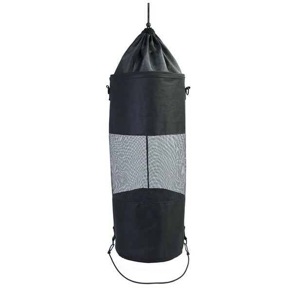 Boat Trash Bag Portable Marine Hoop Mesh Trash Garbage Can Container