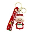 thumbnail image 1 of Honganda Christmas Keychain, Cute Santa Claus Hanging Pendant Keychain for Backpack Key Holiday Gift, 1 of 8
