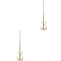 2 Count Mixer Cement Stirrers for Drill Power Drills Mud Electric Golden