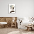thumbnail image 2 of Cowboy Boot Mixed Flower Bouquet Botanical & Floral Graphic Art White Framed Art Print Wall Art, 2 of 7