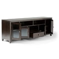 thumbnail image 5 of WyndenHall  Essex SOLID WOOD 72 inch Wide Contemporary TV Media Stand For TVs up to 80 inches Mahogany Brown Lacquer,Stained, 5 of 5