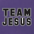 thumbnail image 5 of Wild Bobby Varsity Team Jesus Inspirational/Christian Women Racerback Tank Top, Purple Rush, Medium, 5 of 5