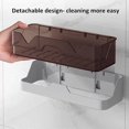 thumbnail image 4 of Estantes de baño ZHAOCHENG con cesta para ducha organizadores de baño de montaje en pared, 4 of 5
