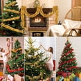 thumbnail image 4 of Juego de 10 guirnaldas brillantes para decorar árboles de Navidad, de 2 m de largo, para bodas, cumpleaños y fiestas, color plateado, 4 of 4