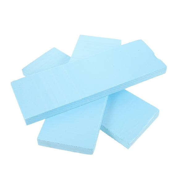 Raindrops Blue Polystyrene Foam Blocks for DIY Crafting High Density Material for Scene Models and Sculptures 3pcs