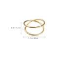 thumbnail image 2 of MERRYHAPY 14Ud Accesorios De Dorados Para Servilletas Con Doble Y, 2 of 8