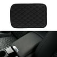 thumbnail image 1 of Funda del Consola Central del Coche Unique Bargains con Almohadilla del Consola Central y Bolsa de Almacenamiento 11.81"x7.87"x0.59" Cuero Nappa Negro, 1 of 7