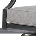thumbnail image 3 of Grand Patio Outdoor Rocking Chairs Set of 2 with Cushions Patio Bistro Set Rocker Chairs for Garden, Deck, Front Porch, Grey, 3 of 10