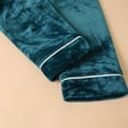 thumbnail image 5 of Elainilye Fashion Women'S Robes Leisure Comfortable Winter Nightgown Plus Size Homewear Casual Thickened Fleece Pajamas,Green, 5 of 8