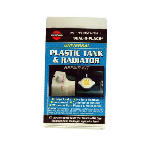 AP Fuel Tank/Radiator Repair Kit 002-90214 Fuel Tank/Radiator Repair Kit; Used In Plastic And Metal Tanks; 30 Gram Kit; With Epoxy Pouch/Fiberglass Cloth/Sandpaper/Application Brush