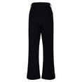 thumbnail image 6 of Women's Plus Size Dress Pants Casual Loose High Waist Business Trousers Formal Comfortable Work Office Pants (XL, Black), 6 of 7
