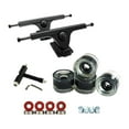 thumbnail image 2 of Monopatín Cola Ruedas De Camiones De Skate ABEC-11 Llave De Rueda Reparación Negro Claro, 2 of 8