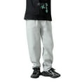 thumbnail image 2 of Boys Pants Casual Lightweight Loose Fit Pure Color Long Trousers, 2 of 8