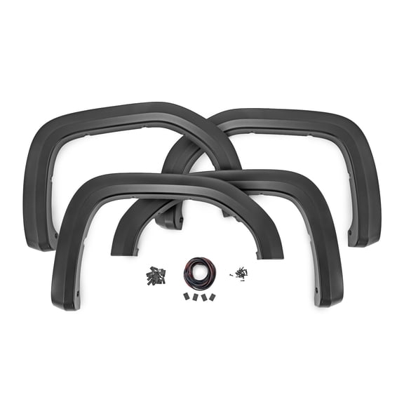 Rough Country Sport Style Fender Flares for 2019-2026 GMC Sierra 1500 - S-G11911