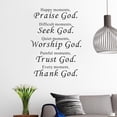 thumbnail image 4 of Autocollant Mural en PVC, 4pcs Distinctive Lettre Anglaise Décoration Murale Sticker Résultats Impressionnants, 4 of 7