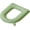 Green, variant on Toilet Seat Cushion Pad, Waterproof Toilet Seat Cushion, Portable Padded Cover | Reusable EVA Soft Pad for Comfort and Hygiene in Home, Travel