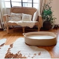 thumbnail image 4 of Baby Changing Basket with Pads and Safety Belt- 100% Cotton Boho Baby Moses Basket Changing Table and Thick Pad with Waterproof Mattress Cover, Nursery Decor in Taupe Color with Storage Bag, 4 of 9