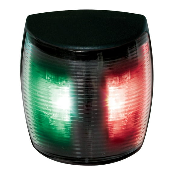 Hella Marine 959941001 2NM Navigation Light with Bi-Color Heavy Duty Lens, Black Shroud