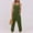 Green, variant on ZZwxWA Women's Causal Sleeveless Jumpsuits Summer Neck Harem Overalls Stretchy Adjustable Strap Romper with Pocket