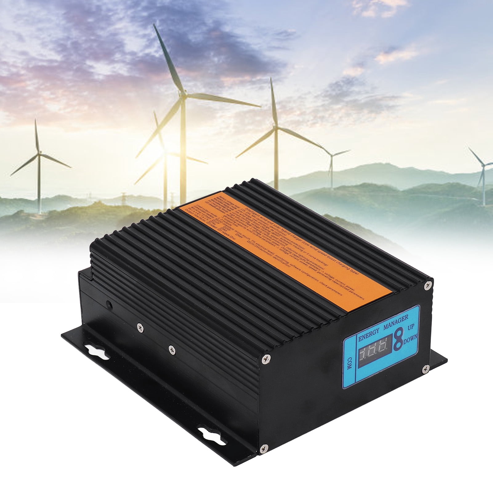 12V 100W Wind Solar Hybrid Charge Controller, MPPT Regulator for 12V 300W PV Power Systems, Solar Wind Power Charge Regulator with High Efficiency and Safety Protection