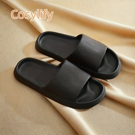 

loyun Anti-Slip Slippers with Thick Sole for Indoor & Outdoor Use - Perfect for Spa Beach Bath Pool Gym and House Shower