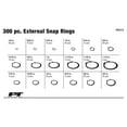 thumbnail image 2 of Performance Tool W5212 Three Hundred (300) Piece External Snap Ring Assortment, Black, 2 of 6