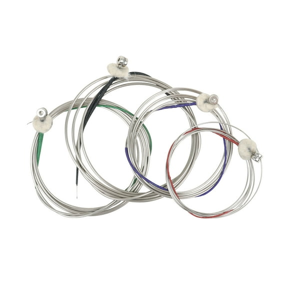 4 BD102 4-string Double Bass String Set Steel-Nickel Winding String Rust-resistant String for Double Bass 4 Pcs