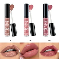 Misslyn 3pcs Love At First Boost Volumizing Gloss Lip Gloss, Moisturizing Smooth Lip Stain with Rich Varied Color, #18 16 12