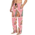 thumbnail image 2 of FORMRS Mens Pajama Pants with Pockets Sleepwear Lounge Bottoms Sizes S-2XL, Brown Gingerbread Houses, 2 of 7