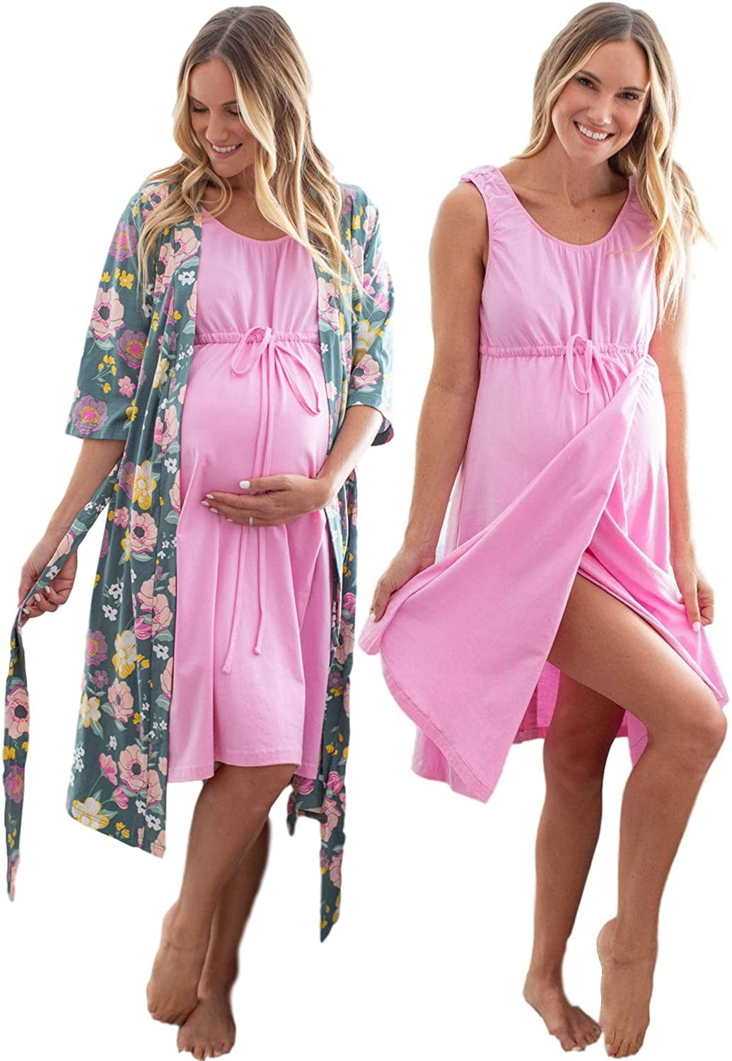 3 in 1 Maternity Labor Delivery Nursing Hospital Birthing Gown