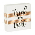 thumbnail image 4 of Collins Painting Trick OR Treat Wood Block Sign 5 x 5 x 1.5 Orange, 4 of 6